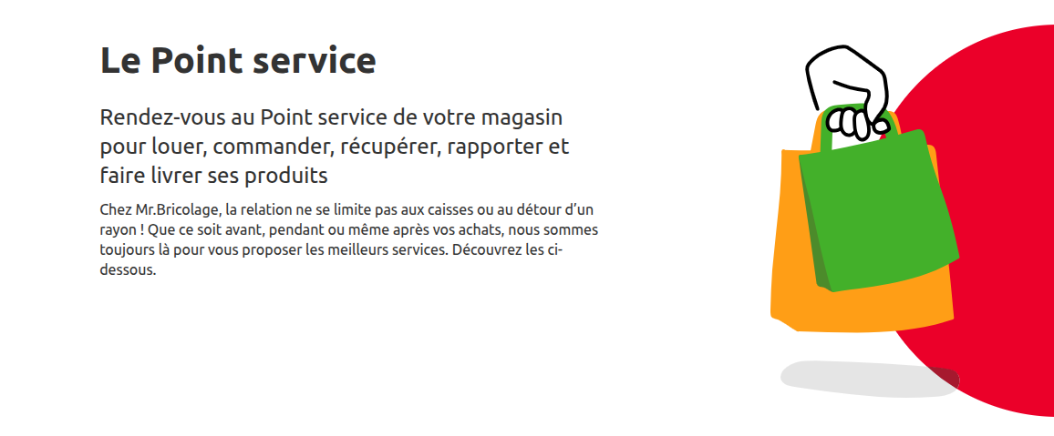 Le Point service - Mr.Bricolage