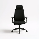 Chaise de bureau noire